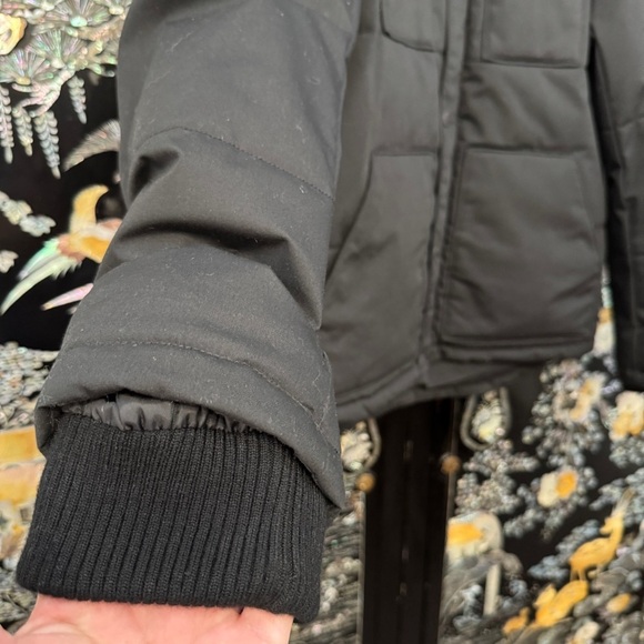 Levi’s Men’s M Black Gray Puffer Jacket Sherpa Collar Lined Winter Coat - Picture 6 of 11